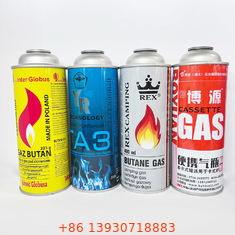 CMYK In kim loại Butan Gas Canister 1,4 Mpa Burst Áp suất