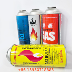Nhiên liệu Propane Can Butane Gas Canister 65 * 158 Mm Loại phụ kiện