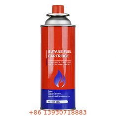 Hoạt động ngoài trời 227g Xi lanh khí butan di động Vật liệu tấm thiếc
