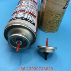 Loaded Housing Gas Lighter Refill Valve với Buna Inner Gasket cho kim loại và nhựa