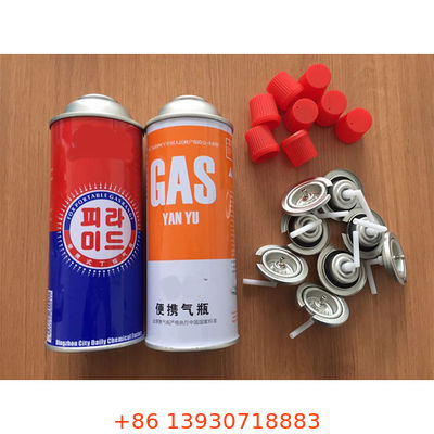 Van bếp khí butan với nắp màu đỏ tương thích với nhiều mô hình bếp