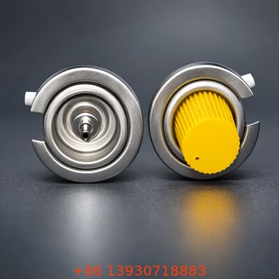 Van Bướm Gas Butane 1 Inch Mạ Thiếc với Van Xịt Chống Rò Rỉ cho Bếp Gas Mini