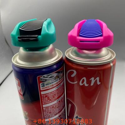Thiết bị truyền động kích hoạt có thể gập lại với vòi phun tác động kép có cơ chế khóa chống rò rỉ và ống nối dài tích hợp