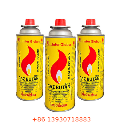 Hộp đựng khí butan di động 65mm bằng thiếc cho bếp gas BBQ
