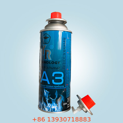 Van hộp khí 220g Butan Van gas cắm trại ngoài trời để nấu ăn