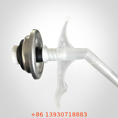 Loại ống Van khí dung làm sạch bọt PU có ống và nắp cho thùng vật liệu xây dựng khí dung