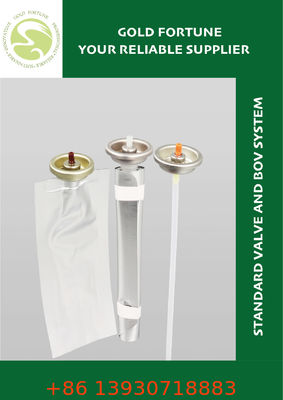 Một-Inch Male Bag On Valve (BOV) Hệ thống phân phối không khí cho mỹ phẩm, dược phẩm và chăm sóc da cao cấp