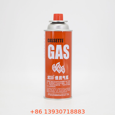 Van hộp khí 227g Thiếc rỗng Van phun khí dung với lắp ráp nắp đỏ