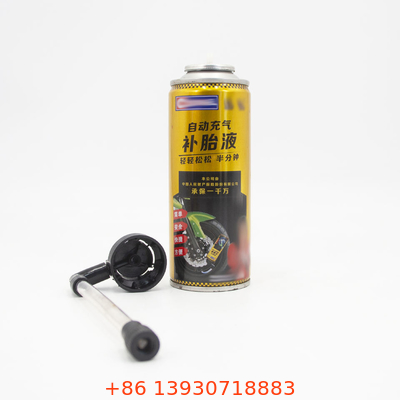 Sửa chữa lốp xe Máy bơm khí dung Nắp bình xịt Không bị ăn mòn OEM Có thể mua được