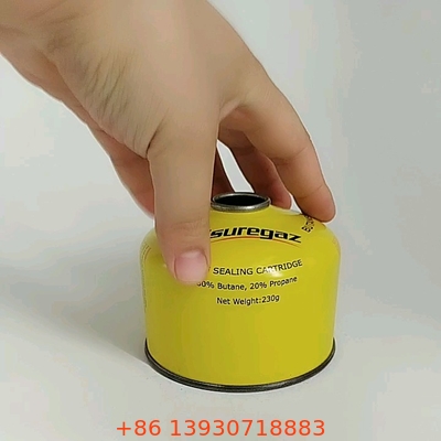 Các thùng khí Propane Butane hiệu quả cao cho cắm trại và nấu ăn ngoài trời   230g Capacity