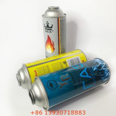 Bình khí butan tráng thiếc với CMYK 4 màu và màu Panton 1 X Canister