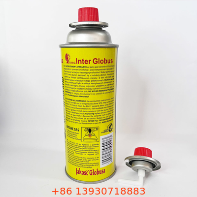 Hộp thiếc rỗng Hộp đựng khí 220g Hộp mực khí butan 190g có thể nạp lại