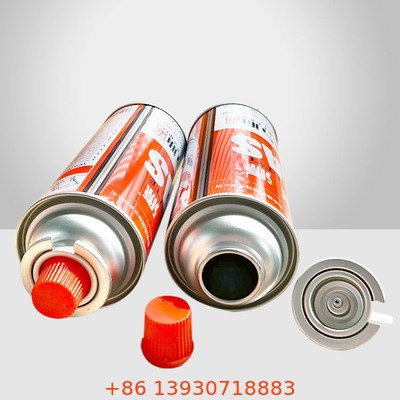 Dia 65mm Hộp đựng khí đốt cắm trại Butan Hộp đựng bếp butan 400ml