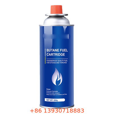 Dễ dàng vận chuyển Butan Gas Canister Nấu ăn ngoài trời Xi lanh khí Cassette 400ml