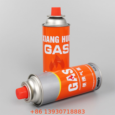 Bình gas Bbq cắm trại có thể nạp lại Dung tích 400ml Đường kính 65mm Trọng lượng 220g