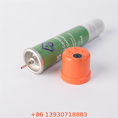 Chiều cao 150mm Chai nạp gas butan dùng một lần để thuận tiện và dễ dàng