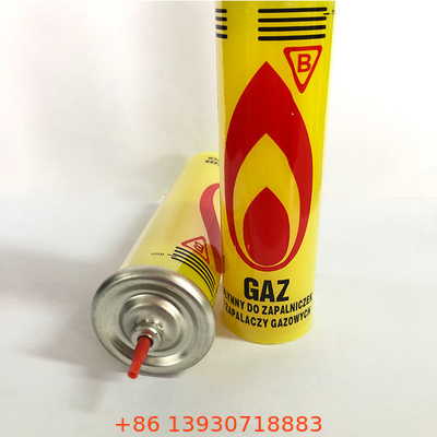Kích thước nhỏ gọn 80ml Bật lửa gas butan cho nhà bếp và BBQ