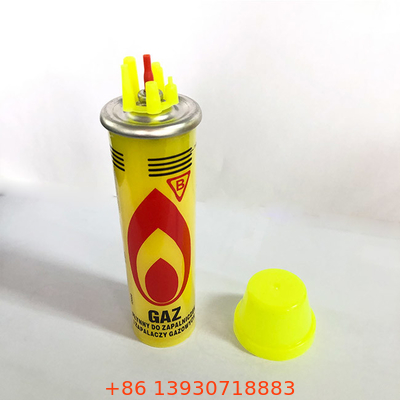 Kích thước nhỏ gọn 80ml Bật lửa gas butan cho nhà bếp và BBQ