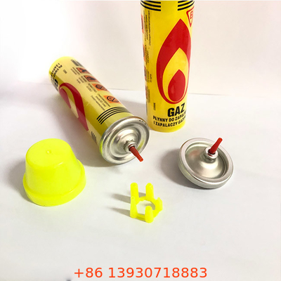 Sử dụng bên ngoài 80ml Xi lanh khí butan Đổ đầy khí Thổi Torch