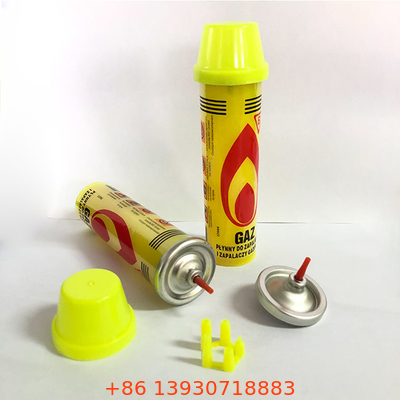 80ml Cắm trại Gas Butan Refill Sử dụng hàng ngày Thân thiện với môi trường