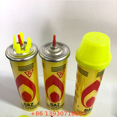 Trọng lượng nhẹ tiện lợi 80ml Đi ra ngoài Nạp khí butan cho đèn khò