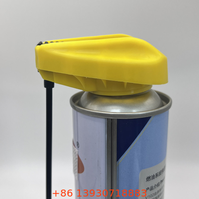 Cổng phun aerosol hiệu suất cao với ống mở rộng cho dầu bôi trơn màu trắng