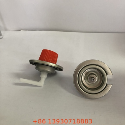 Ventil hộp khí PP cho bình nhiên liệu butane và hộp khí butane với thân kim loại