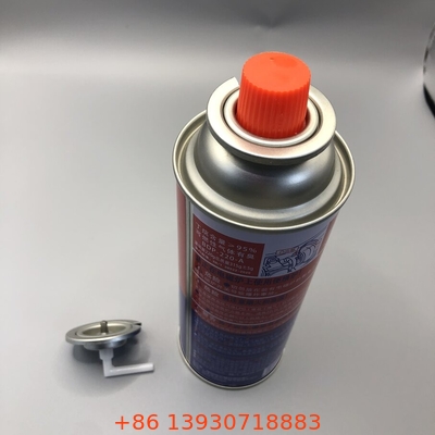 Ventil thẳng gốc Butane Valve khí Buna Inner Gasket Black Handle cho thiết bị khí