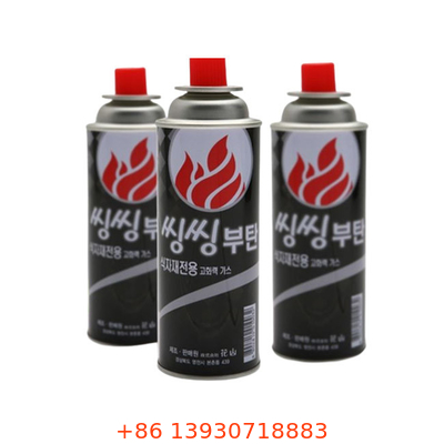 220g Butane Gas Canister 65 X 158 mm CMYK 4 Màu và Màu Pantone