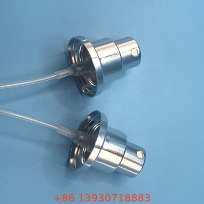 Máy bơm nước hoa bạc với kết thúc kim loại chống sương mù được kiểm soát nhất quán