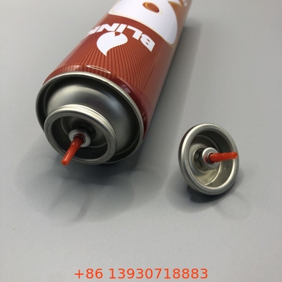 Nhựa Butane Gas Stem Màu đỏ Gas Lighter Refill Valve kim loại và nhựa bên trong Gasket