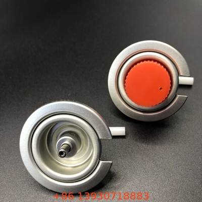 Van khí butan gốc thẳng với tay cầm đen cho và CGA 600 Inlet Thread
