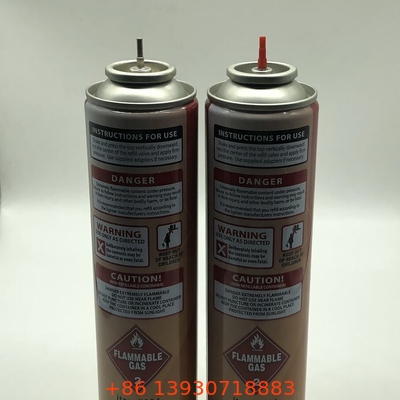 Máy phun đèn hơi khí đảo ngược Ergonomic Stainless Steel Spring Refillable Red Butane Stem
