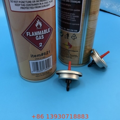 Van lấp đầy máy đốt khí gốc bằng nhựa hoặc kim loại cho máy đốt butan phổ biến