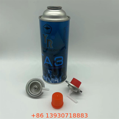 Đồ chứa khí butan tường thẳng với logo tùy chỉnh và thiết kế tùy chỉnh