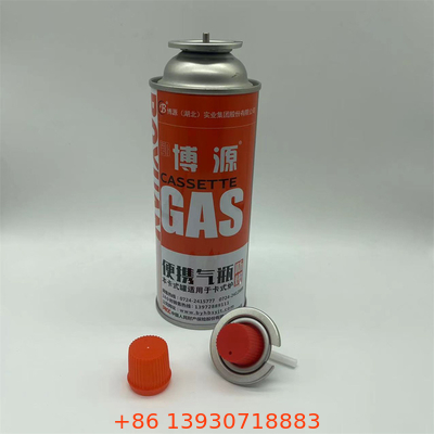 220g và 227g hộp khí Butane màu vàng cho khí Butane và khí nhẹ