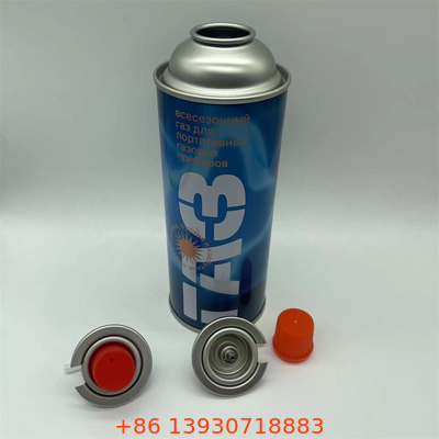 220g và 227g hộp khí Butane màu vàng cho khí Butane và khí nhẹ