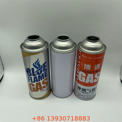 Đồ chứa khí butan tường thẳng với logo tùy chỉnh và thiết kế tùy chỉnh