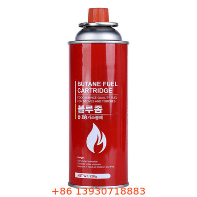 Van bếp khí butane với nắp màu đỏ Van kiểm soát nhiên liệu chống rò rỉ hạng nặng