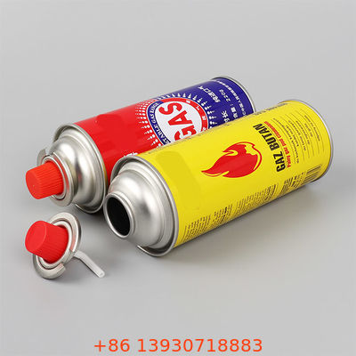 Van xịt khí butan cho bếp ga với nắp đỏ dùng cho cắm trại, dã ngoại và nấu ăn trên bàn