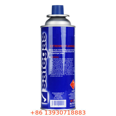 Van xịt bếp ga Butane với nắp bảo vệ màu đỏ và núm điều khiển dòng chảy chính xác