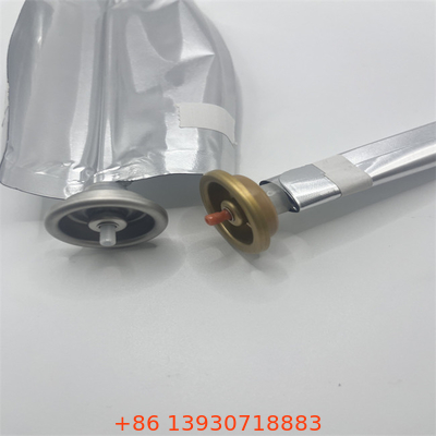 Tùy chỉnh Capacity Silver Cylinder Aerosol Bag On Valve với nhựa chống rò rỉ