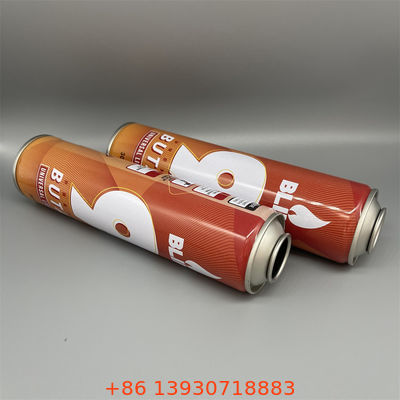 Máy đánh lửa Aerosol rỗng có thể nạp lại cao cấp Các thùng nhiên liệu Butane phổ biến cho máy đánh lửa tiện ích