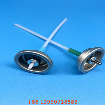 Chỉ sử dụng một lần Aerosol Valve được đo tỷ lệ phun 50/75/100/120/150/200mcl Với thân nhôm và niêm phong gasket