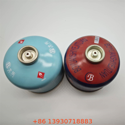 Máy nén butan cao cấp có thể nạp lại 220g cho bếp cắm trại ngoài trời với van chống rò rỉ