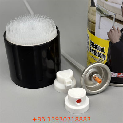 Foam Cleaner Valve And Cap, Aerosol Foam Dispensing Valve Assembly For Household And Industrial Cleaning Spray Application