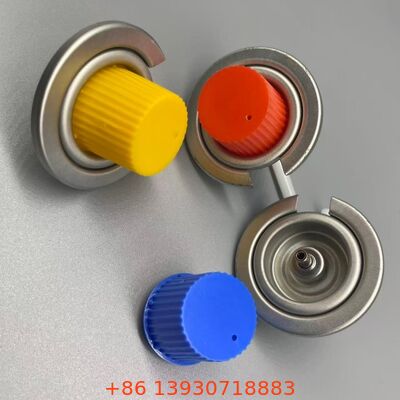 Van bếp lò nướng ngoài trời 1 inch có nắp an toàn màu đỏ