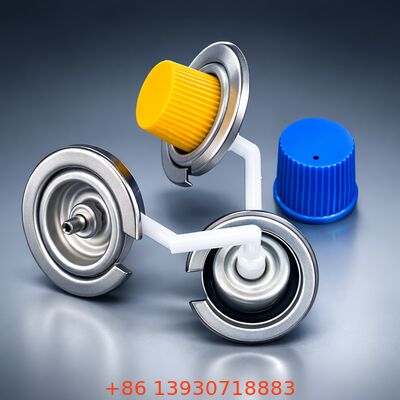 Van Bướm Gas Butane 1 Inch Mạ Thiếc với Van Xịt Chống Rò Rỉ cho Bếp Gas Mini