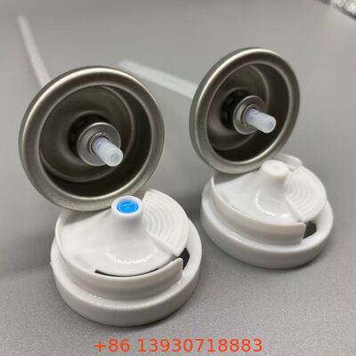 Valvula de Aerosol Antibacteriano con Dispensación de Niebla Fina y Protección Antimicrobiana para Aplicación Higiénica