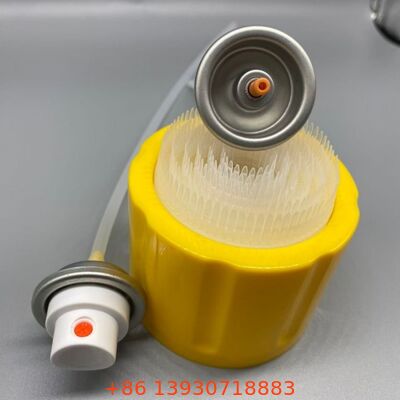 Van xịt vệ sinh bọt 1 inch có nắp tích hợp bàn chải dùng để xịt vệ sinh nội thất ô tô